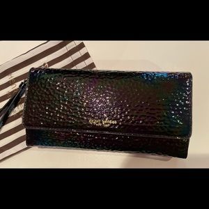 Henri Bendel Uptown Organizer Wristlet (Petrol)